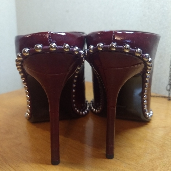 Alexander Wang Eri Mule Oxblood Eel shoes - Picture 5 of 10